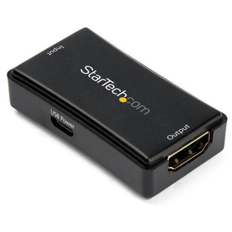 Amplificador HDMI Startech HDBOOST4K2 Negro