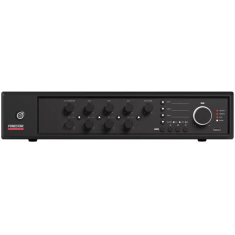Amplificador Pa 240wrms 4zonas Usb/mp3/fm Fonestar Max-240z