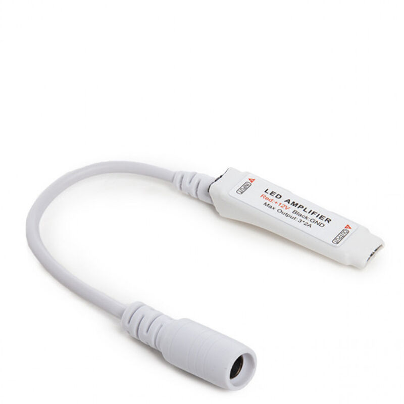 

Amplificador Señal Mini Tira LED 12-24VDC ► 144W (KD-AMPLMINI)