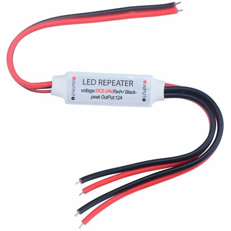 

Amplificador tamaño Mini para tira led Monocolor DC24V