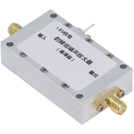 Amplificateur à faible bruit 0.01-4G, fréquence radio LNA à Gain élevé 40dB pour analyseurs de spectre GPS UHF VHF