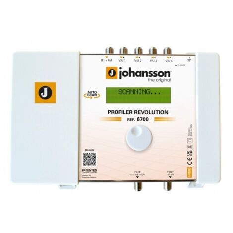 Amplificateur à filtre 5G LTE terrestre programmable 5 entrées BI+FM, 4 x VHF-UHF, plus de 50 Canaux, AGC / Téléalimentation 12-24 V