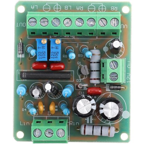 Amplificateur Audio 12V avec Indicateur VU DB - Carte de Pilotage pour Mesure de Niveau Sonore
