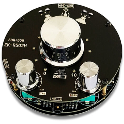 Amplificateur Audio Bluetooth 2.1 Canaux avec Réglages Grave/Aigu - Module Stéréo Puissant