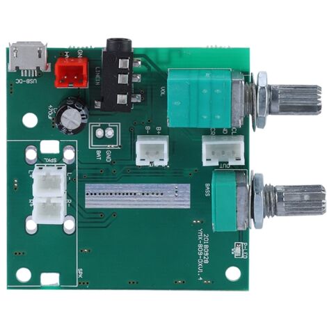 Amplificateur Audio Bluetooth 5.0 20W, Module Ampli Stéréo 2.1 Canaux 5V
