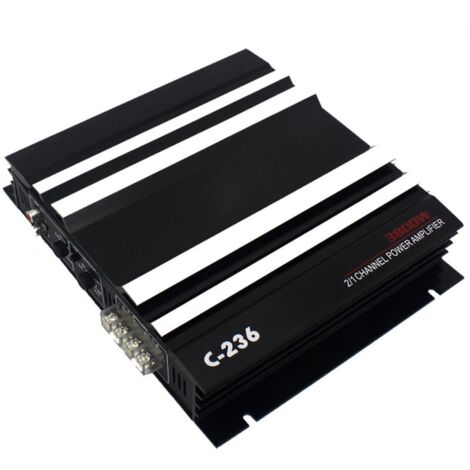 Amplificateur audio de voiture à 2 canaux Ampli haute puissance 3800W. Alimentation stéréo bidirectionnelle