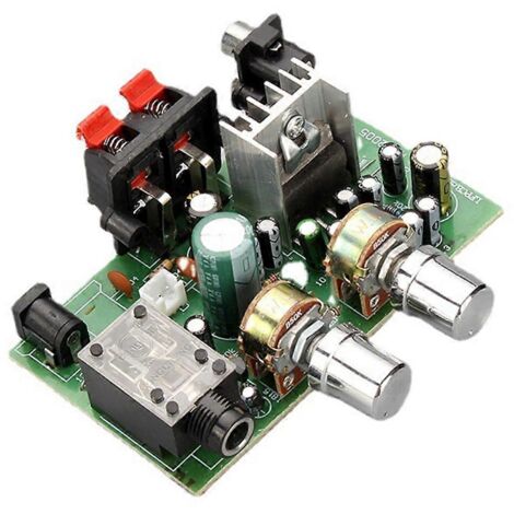 Amplificateur Audio Numérique 2 x 20W PA-2005, Double Canal Ultra Fin pour 12V