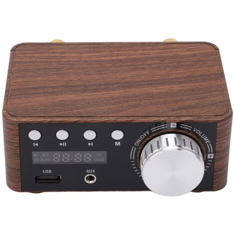 Amplificateur Audio numérique, petit lecteur de carte mémoire, ampli stéréo HIFI, USB, Bluetooth 5.0, 50W x 2