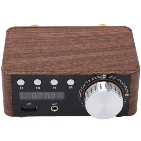 Amplificateur Audio numérique, petit lecteur de carte mémoire, ampli stéréo HIFI, USB, Bluetooth 5.0, 50W x 2