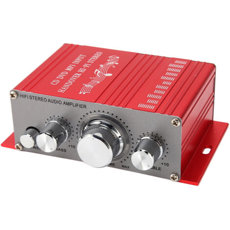 Amplificateur Audio Voiture 12V HiFi 4 Canaux, DSP pour MP3/CD/DVD, Système Son Puissant 20Hz-20kHz