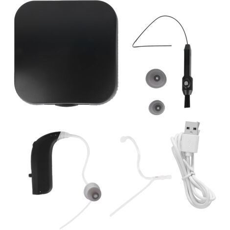 Amplificateur Auditif Bluetooth 130B+ pour Adultes et Seniors, Appareil d'Aide Auditive avec Écouteur