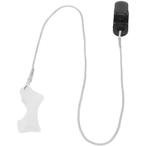 Amplificateur Auditif Portable Gris Anthracite avec Pince et Lanière - Aide Sonore pour Seniors