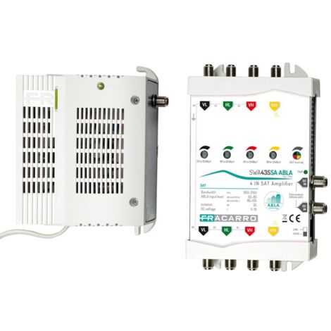Amplificateur casque auto-alimenté 4IN/4OUT 35 db ABLA 271173