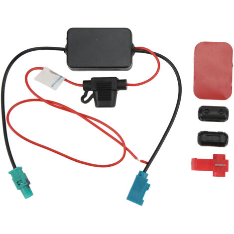 Amplificateur d'Antenne Radio Voiture - Interface FAKRA II, 12V, 75Ω, Booster AM/FM
