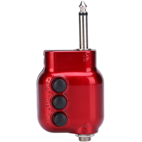 Amplificateur de Prise pour Guitare Acoustique et Ukulélé - Contrôle du Volume, Grave Puissant et Adaptation d'Impédance