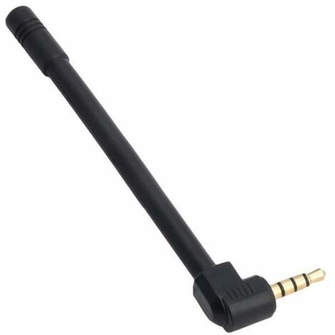 Amplificateur de Signal 5dbi 3.5mm pour téléphone portable, antenne sans fil pour télévision, peut obtenir une meilleure Transmission du Signal,black