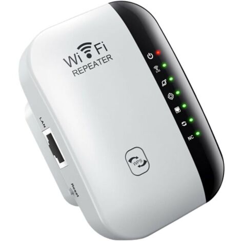 Amplificateur de signal de répéteur de routage Amplificateur de signal 300 Mbps Amplificateur de signal de répéteur Amplificateur de signal domestique Plastique