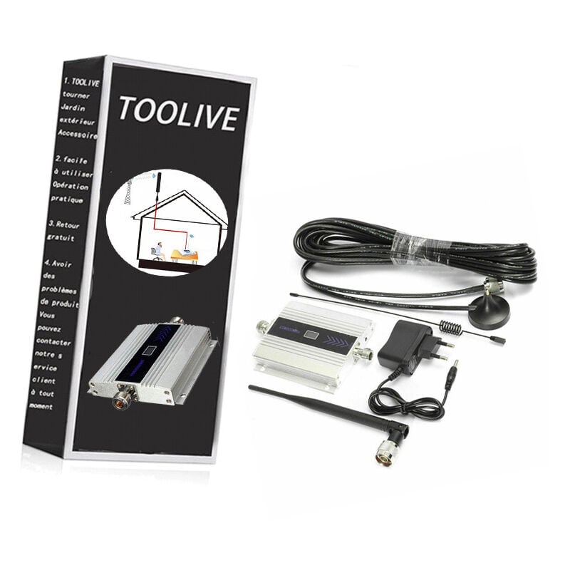 Amplificateur de Signal Gsm 900mhz Répéteur 2g 3g 4g Amplificateur Cellulaire Lte Dcs 1800 2100 Amplificateur de Signal Pour Téléphone Portable - ue-