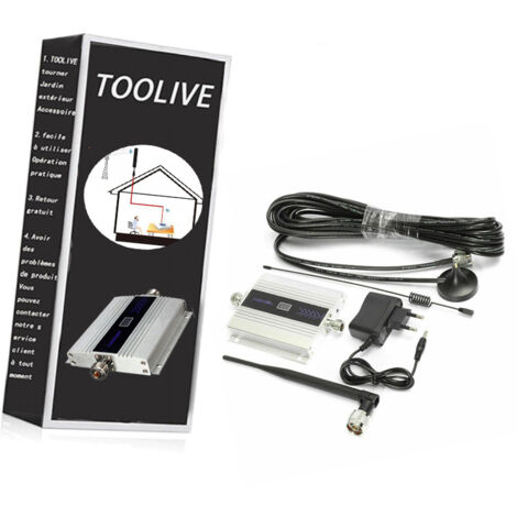 KOMIRO Amplificateur de Signal Gsm 900mhz Répéteur 2g 3g 4g Amplificateur Cellulaire Lte Dcs 1800 2100 Amplificateur de Signal Pour Téléphone Portable - UE