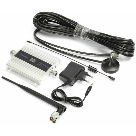 Amplificateur de Signal GSM 900MHz Répéteur 2G 3G 4G Amplificateur Cellulaire LTE DCS 1800 2100 Pour Téléphone Portable - UE-