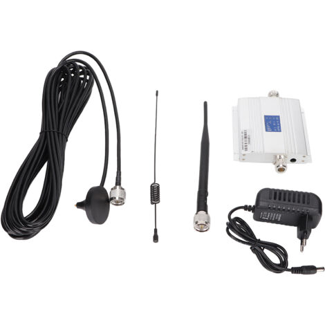 Amplificateur de Signal GSM980C pour Téléphone Portable - Antenne Ventouse 10m, Alimentation 110-240V (Prise UE)