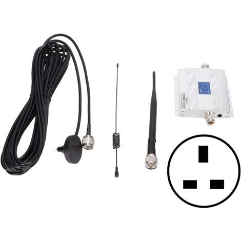 Amplificateur de Signal GSM980C pour Téléphone Portable - Antenne Ventouse 10m, Alimentation 110-240V (Prise UK)