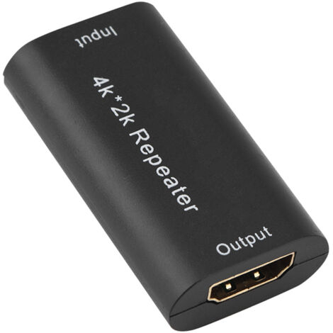 Amplificateur de Signal HDMI 1080P 3D, Répéteur Extension 40M Noir pour HDTV