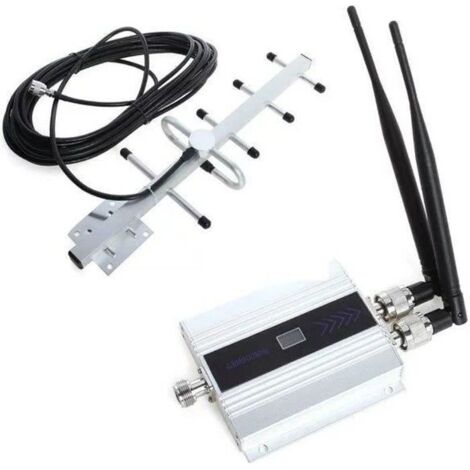 Amplificateur de signal pour téléphone portable TD® 900MHz 2G 3G Double antenne Installation facile
