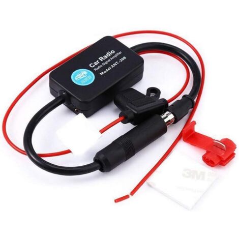 Amplificateur de signal radio 12 V pour voiture ANT-208, amplificateur d'antenne FM/AM automatique