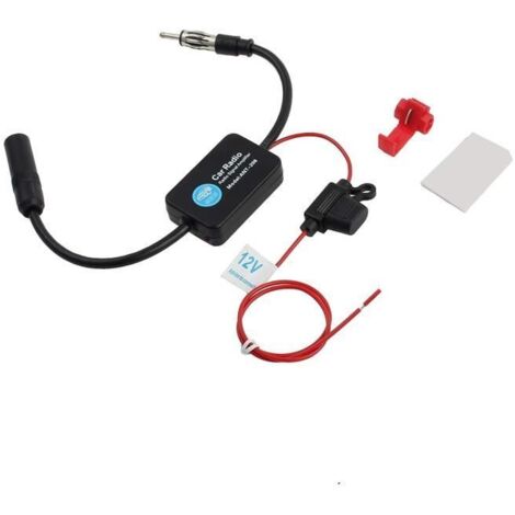 Amplificateur de signal radio - AMP - ANT-208 - 25dB - 12V - Noir