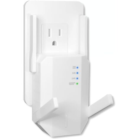 Amplificateur de signal répéteur Internet double bande (5,8 GHz/2,4 GHz) deux ports Ethernet, configuration