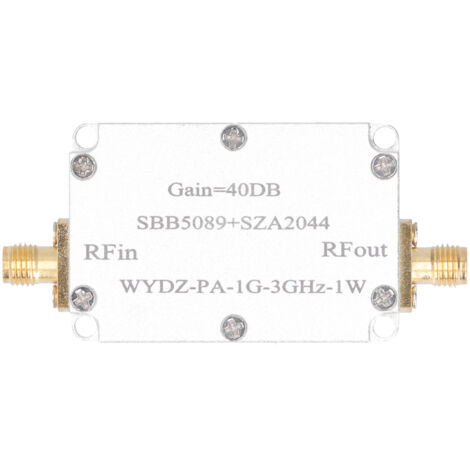 Amplificateur de Signal RF Antirouille en Alliage d'Aluminium avec Connecteur SMA Femelle pour Récepteurs