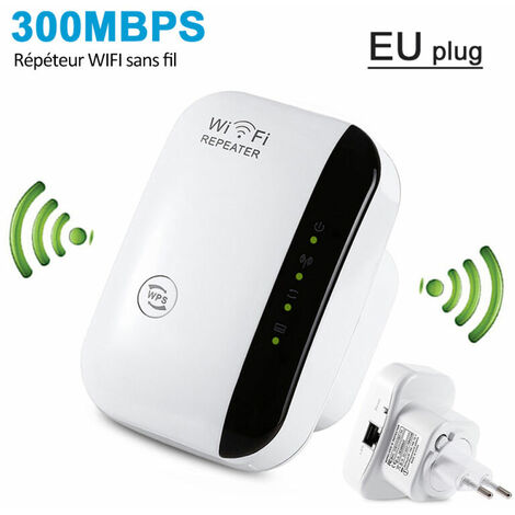 Amplificateur de Signal Wifi 300M répéteur sans fil amplificateur Wifi prolongateur de portée Wifi pour bureau à domicile