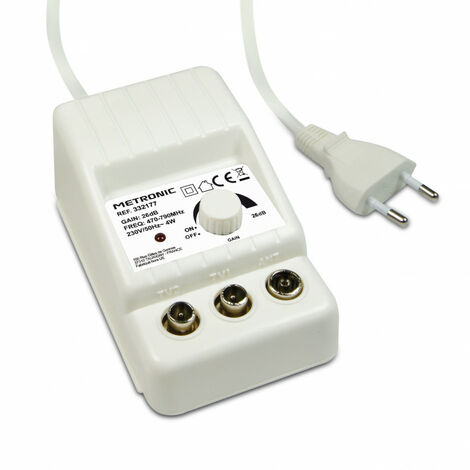 Amplificateur d'intérieur UHF à réglage de gain