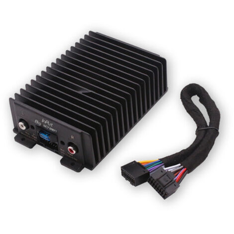Amplificateur DSP 4 canaux pour voiture, 80 W x 4, processeur de son numérique classe A/B pour autoradio Android