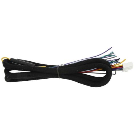 Amplificateur DSP avec faisceau de câblage 12V 15A universel, transmission de données stable, connecteur radio HIFI pour voiture, plug fiable pour autoradio.