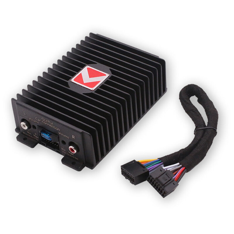 Lifcausal - Amplificateur dsp de voiture à 4 canaux 80 w x 4, amplificateur de puissance de modification audio, processeur de son numérique de classe