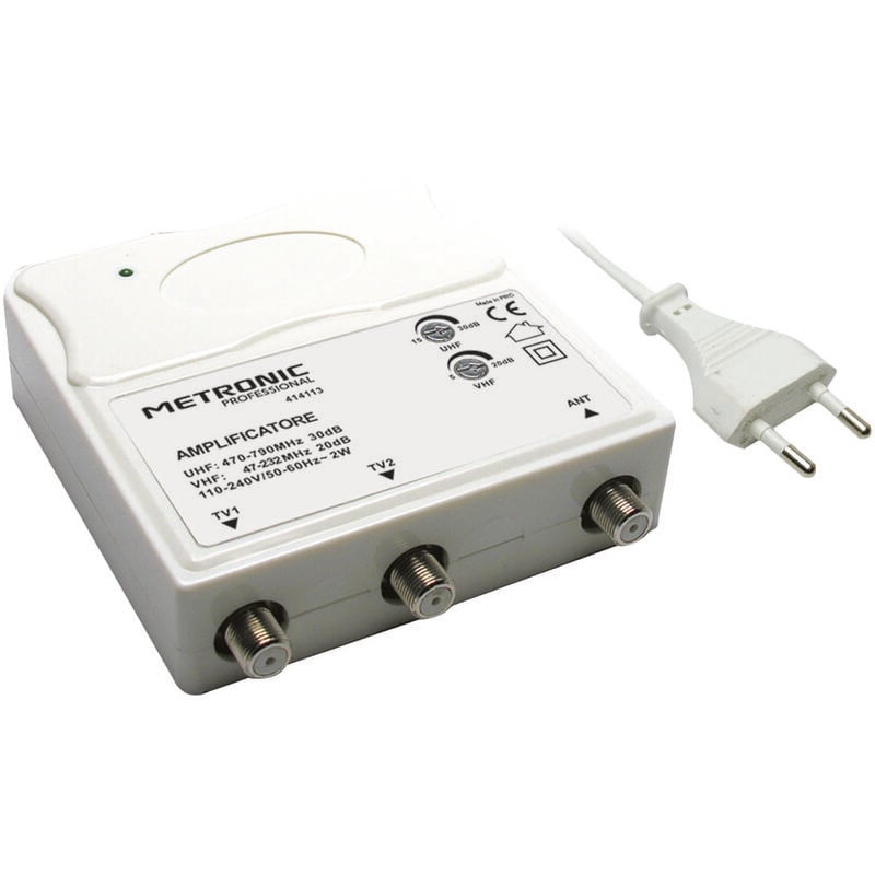 Amplificateur Interieur Pour Antenne Tv 2 Sorties -414113
