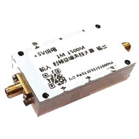 Amplificateur LNA RF à faible bruit 40 dB 1 MHz-1,5 GHz pour radio FM UHF VHF