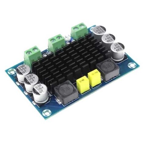 Amplificateur mono pour alimenter 2 enceintes 60 Watt 12V 4 Ohm