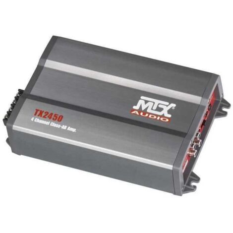 Amplificateur - MTX AUDIO - 4 canaux classe-AB 4x50Wrms - 4O ou 4x 75Wrms - 2O avec filtre actif variable