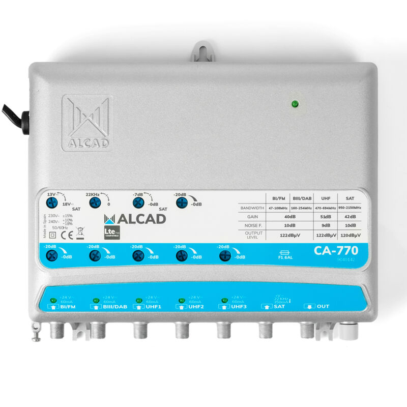 Amplificateur multibande ALCAD CA-770 6en1