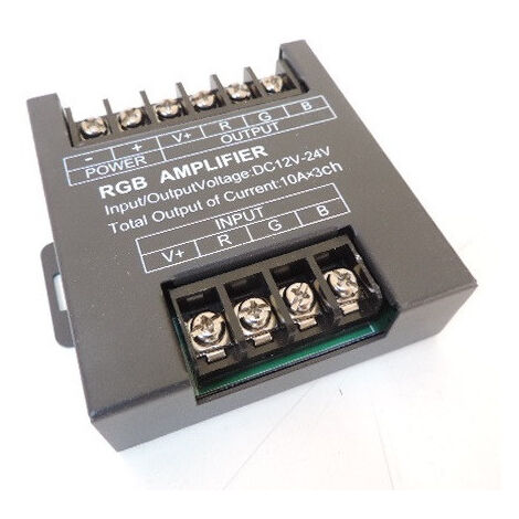 Amplificateur RGB pour luminaire LED puissance max 360W en 12V / 720W en 24V
