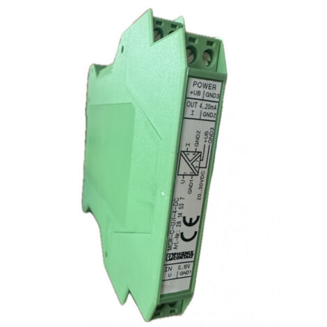 Amplificateur-séparateur modulaire MCR 3 voies pour isolation galvanique entrée 1-10VDC / sortie 4-20mA PHOENIX CONTACT 2814537