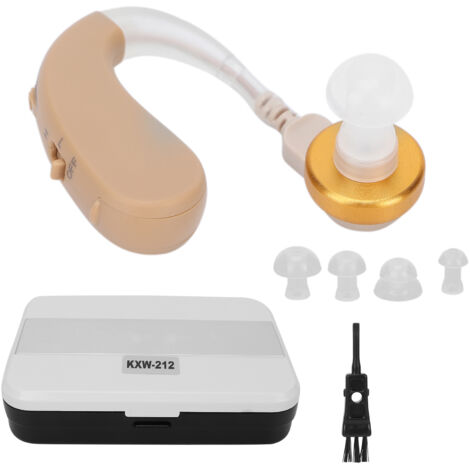 Amplificateur Sonore KXW212 pour Oreille avec Piles, Aide Auditive Discrète et Performante
