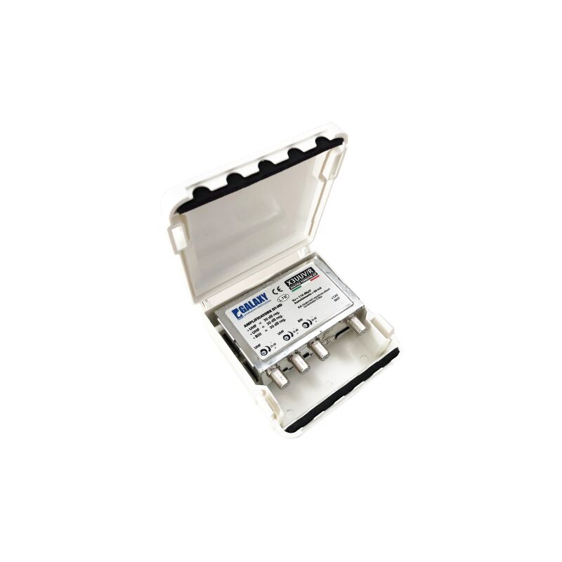 Amplificateur dt 5G 2 entre'es uhf sortie Gain 30 dB re'glable connexion a' f