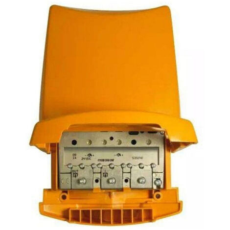 Amplificatore d'antenna per palo esterno Guadagno FM: 15dB UHF: 4dB Televes