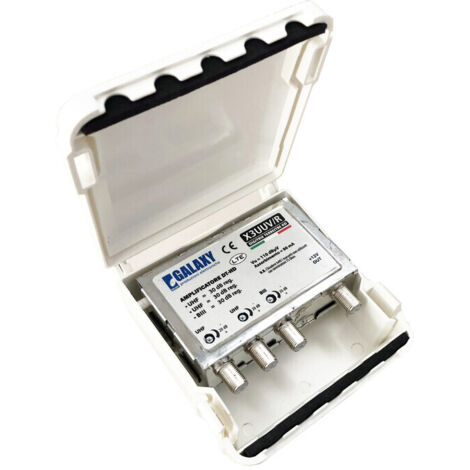 AMPLIFICATORE DT 5G  2 ING UHF+ 1 ING VHF 30DB REG- 1,0 pz
