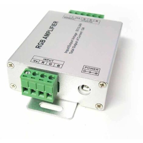 Amplificatore/ripetitore di segnale RGB - 12-24V - 12 Ampere