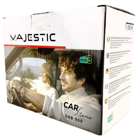 Amplificatore Stereo Majestic DAB 900 Nero 180 W - Nuovo Modello con Tecnologia DAB